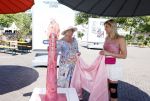 Amsterdam 8 juli 2023
Willeke Alberti krijgt uit handen van Nicolette v Dam een roze amsterdammertje als beloning voor haar prachtige carriere.  Uitreiking was op de Amsterdamse zomer.