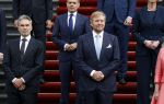 Den Haag 2 juli 2024
Bordesfoto bij Paleis Huis ten Bosch presentatie nieuw kabinet Schoof 1 ; Koning Willem-Alexander, Minister-President Dick Schoof, NSC Judith Uitermark, BBB Mona Keijzer, NSC Caspar Veldkamp, PVV Reinette Klever, VVD Ruben Brekelmans, VVD Eelco Heinen, PVV Dirk Beljaarts, VVD Sophie Hermans, VVD Eelco Heinen PVV Barry Madlener, VVD David van Weel, PVV Marjolein Faber, BBB Femke Wiersma, NSC Eppo Bruins, NSC Eddy van Hijum, PVV Fleur Agema