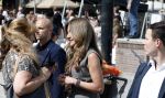 Amsterdam 15 juli 2024
Herdenkingsmonument Peter R. de Vries onthuld in Amsterdam Het kunstwerk bestaat uit twee bronzen handen die in elkaar grijpen en is gemaakt door kunstenares Rini Hurkmans. Burgemeester Femke Halsema en Kelly de Vries spreken tijdens de onthulling van het monument. Humbert Tan presenteert het . Ook zijn vrouw Jaqueline de Vries zoon Royce de Vries (met vrouw ) en Kelly de Vries (met partner) waren natuurlijk aanwezig . Dilan Yesilgoz  met haar man Rene Zegerius en heel veel beveiliging. Dilan met story journaliste Karin Riethoven