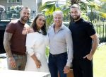 Amsterdam 17 juli 2024
Familie Roelvink gaan nieuwe serie opnemen voor RTL/Videoland.
AAnwezig in the Harbour Club Dries Roelvink Honoria Roelvin Donny Roelvink en Dave Roelvink.
