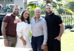 Amsterdam 17 juli 2024
Familie Roelvink gaan nieuwe serie opnemen voor RTL/Videoland.
AAnwezig in the Harbour Club Dries Roelvink Honoria Roelvin Donny Roelvink en Dave Roelvink.