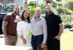 Amsterdam 17 juli 2024
Familie Roelvink gaan nieuwe serie opnemen voor RTL/Videoland.
AAnwezig in the Harbour Club Dries Roelvink Honoria Roelvin Donny Roelvink en Dave Roelvink.