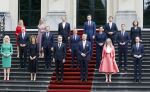Den Haag 2 juli 2024
Bordesfoto bij Paleis Huis ten Bosch presentatie nieuw kabinet Schoof 1 ; Koning Willem-Alexander, Minister-President Dick Schoof, NSC Judith Uitermark, BBB Mona Keijzer, NSC Caspar Veldkamp, PVV Reinette Klever, VVD Ruben Brekelmans, VVD Eelco Heinen, PVV Dirk Beljaarts, VVD Sophie Hermans, VVD Eelco Heinen PVV Barry Madlener, VVD David van Weel, PVV Marjolein Faber, BBB Femke Wiersma, NSC Eppo Bruins, NSC Eddy van Hijum, PVV Fleur Agema