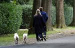 Huizen 6 en n7 juli 2024
Linda de Mol en partner Jeroen Rietbergen wandelend met hun honden rondom hun huis .