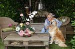 Naarden 12 juli 2024
Loeki Knol thuis met haar hond.