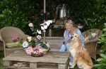 Naarden 12 juli 2024
Loeki Knol thuis met haar hond.