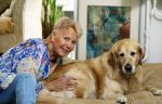 Naarden 12 juli 2024
Loeki Knol thuis met haar hond.