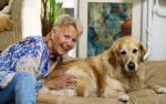 Naarden 12 juli 2024
Loeki Knol thuis met haar hond.