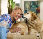 Naarden 12 juli 2024
Loeki Knol thuis met haar hond.