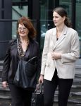 Lelystad 16 juli 2024
Patty Harpenau komt samen met haar advocaat de rechtbank van Lelystad uit.