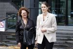 Lelystad 16 juli 2024
Patty Harpenau komt samen met haar advocaat de rechtbank van Lelystad uit.