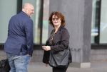 Lelystad 16 juli 2024
Patty Harpenau komt samen met haar advocaat de rechtbank van Lelystad uit.