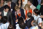 Frankfurt, 21 Juni 2006 WK Voetbal 2006
3e Poule-Wedstrijd Nederland-Argentinie, eindstand 0-0
Na afloop van de wedstrijd een ontmoeting tussen ZKH Prins willem Alexander, Prinses Maxima en Maradona
@ Foto Peter Smulders The Netherlands