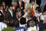 Frankfurt, 21 Juni 2006 WK Voetbal 2006
3e Poule-Wedstrijd Nederland-Argentinie, eindstand 0-0
Na afloop van de wedstrijd een ontmoeting tussen ZKH Prins willem Alexander, Prinses Maxima en Maradona
@ Foto Peter Smulders The Netherlands
