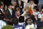 Frankfurt, 21 Juni 2006 WK Voetbal 2006
3e Poule-Wedstrijd Nederland-Argentinie, eindstand 0-0
Na afloop van de wedstrijd een ontmoeting tussen ZKH Prins willem Alexander, Prinses Maxima en Maradona
@ Foto Peter Smulders The Netherlands