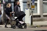 Amsterdam 14 juli 2024
Rob v d Wouw met zijn vriendin achter de kinderwagen met daarin hun baby tje / kindje