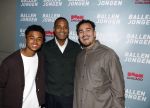 Amsterdam 27 maart 2024
Boekpresentatie Nino Wilkes in boom boom Chicago. Shane Kluivert met Patrick Kluivert en Quincy Kluivert