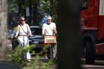 Amsterdam 18 juli 2024
Victor Reinier en zijn vriend op terras en ndaarna fietsend naar zijn huis in Amsterdam zuid..