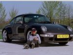 April 1997
Bart de Graaff met zijn nieuwe porsche auto