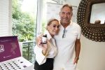 Amsterdam 10 juli 2025
Presentatie Bioteq Vitality van Connie Witteman bij haar thuis . Connie Witteman met zakenpartner Bob Reiche