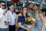 Amsterdam 13 juli 2025
Presentatie boek Dave Roelvink bij restaurant de Bosbaan . Aanwezig oa zijn vriendin Marijn Kuipers vader Dries Roelvink Honoria Roelvink Donny Roelvink en zijn moeder Lucienne Kenter.