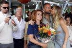 Amsterdam 13 juli 2025
Presentatie boek Dave Roelvink bij restaurant de Bosbaan . Aanwezig oa zijn vriendin Marijn Kuipers vader Dries Roelvink Honoria Roelvink Donny Roelvink en zijn moeder Lucienne Kenter.