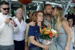 Amsterdam 13 juli 2025
Presentatie boek Dave Roelvink bij restaurant de Bosbaan . Aanwezig oa zijn vriendin Marijn Kuipers vader Dries Roelvink Honoria Roelvink Donny Roelvink en zijn moeder Lucienne Kenter.
