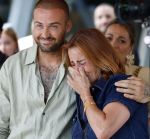 Amsterdam 13 juli 2025
Presentatie boek Dave Roelvink bij restaurant de Bosbaan . Aanwezig oa zijn vriendin Marijn Kuipers vader Dries Roelvink Honoria Roelvink Donny Roelvink en zijn moeder Lucienne Kenter.