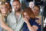Amsterdam 13 juli 2025
Presentatie boek Dave Roelvink bij restaurant de Bosbaan . Aanwezig oa zijn vriendin Marijn Kuipers vader Dries Roelvink Honoria Roelvink Donny Roelvink en zijn moeder Lucienne Kenter.