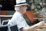 Amsterdam 1 juli 2025
Eddy Habbema met zijn vrouw op terras.