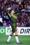 Edwin v d Sar tijdens de wedstrijd Feyenoord-Ajax, eindstand 1-1
Rotterdam, 20 december 1998