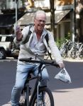 Amsterdam 15 juli 2025
Jack Spijkerman op de fiets  in Amsterdam zuid.