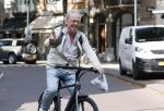 Amsterdam 15 juli 2025
Jack Spijkerman op de fiets  in Amsterdam zuid.