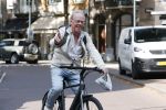 Amsterdam 15 juli 2025
Jack Spijkerman op de fiets  in Amsterdam zuid.