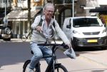 Amsterdam 15 juli 2025
Jack Spijkerman op de fiets  in Amsterdam zuid.