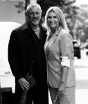 Amsterdam 16 juli 2025
John de Wolf met zijn vrouw  Inge Zijdenbos op de pc hooftstraat.