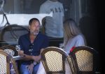 Amsterdam 17 juli 2025
Johnny van t Schip en Danielle  Zwanikken op terras en op straat in het centrum van Amsterdam.