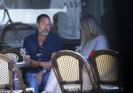 Amsterdam 17 juli 2025
Johnny van t Schip en Danielle  Zwanikken op terras en op straat in het centrum van Amsterdam.