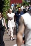Amsterdam 17 juli 2025
Johnny van t Schip en Danielle  Zwanikken op terras en op straat in het centrum van Amsterdam.