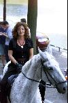 Amsterdam 6 augustus 1999
Mylene de la Haye op haar paard