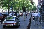 Amsterdam 6 Augustus 1999
Mylene de la Haye op een paard in Amsterdam.