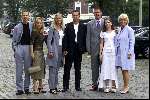 Rotterdam 27 augustus 2000
Feest trouwen Paul de Leeuw en Stephan Nugter.
Frank Arnesen met zijn familie