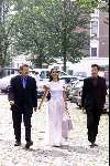 Rotterdam 27 augustus 2000
Feest trouwen Paul de Leeuw en Stephan Nugter.
Soren Lerby en zijn vrouw en zoon Kai