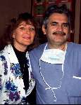 Anita Bloziel met haar Italiaanse arts Dr. Severino Antinori