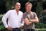 Laren 30 augustus 2001
Presentatie van het nieuwe TROS seizoen.
 Edwin Diergaarde en Daniel dekker