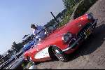 Oosterbeek 25 Augustus 2001
Emile Ratelband  in een Chevrolette Corvette uit 1958
Classic Car