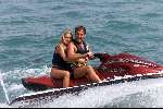 Marbella 31 juli 2001
Gerard Joling   met Willeke op jetski