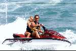 Marbella 31 juli 2001
Gerard Joling   met Willeke op jetski