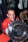 Amsterdam 12 augustus 2001
PSV-Fc Twente voor de Johan Cruyff schaal in de Amsterdam Arena. Eindstand 3-2
Jan Vennegoor of Hesselink
