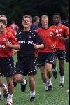 Eindhoven 7 augustus 2001
PSV Training . Kezman met adidas Predator voetbalschoenen.